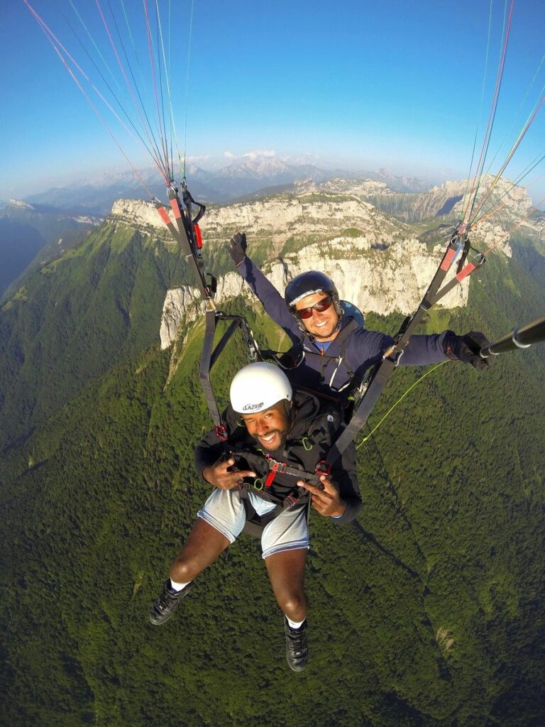 offrir un vol en parapente Savoie