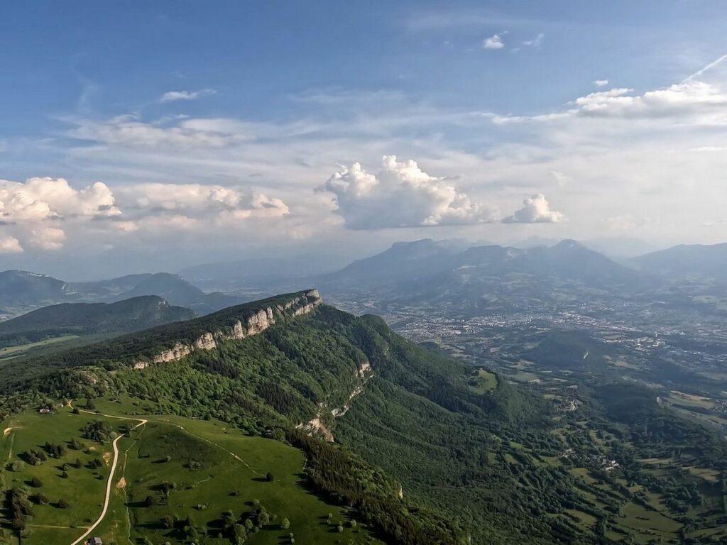 paragliding flight Chambéry Revard