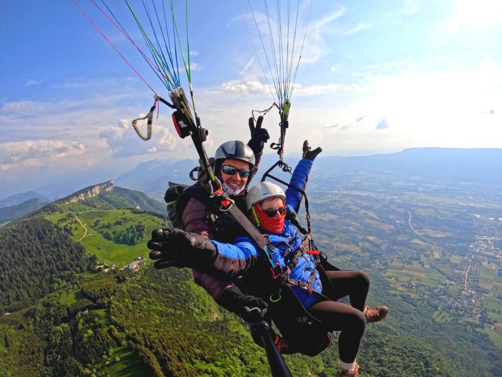 paragliding savoie alps