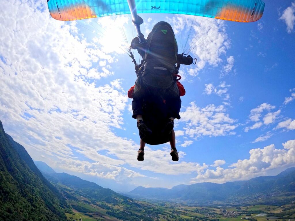 paragliding tandem flight Chambéry