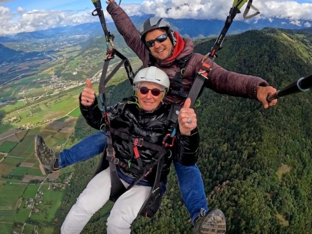 Saut parapente lac d'aix les bains