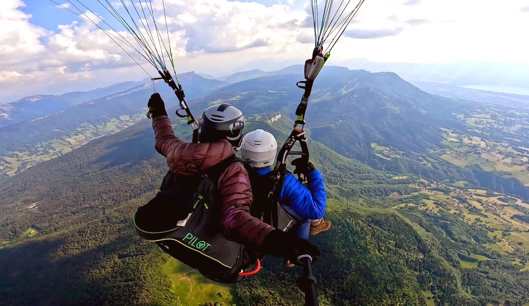 biplace parapente chambéry lac du bourget