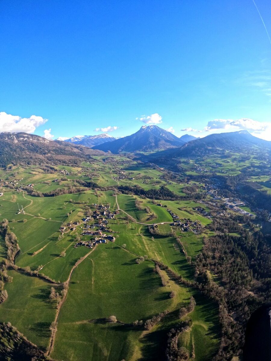 biplace parapente vol rando massif des bauges