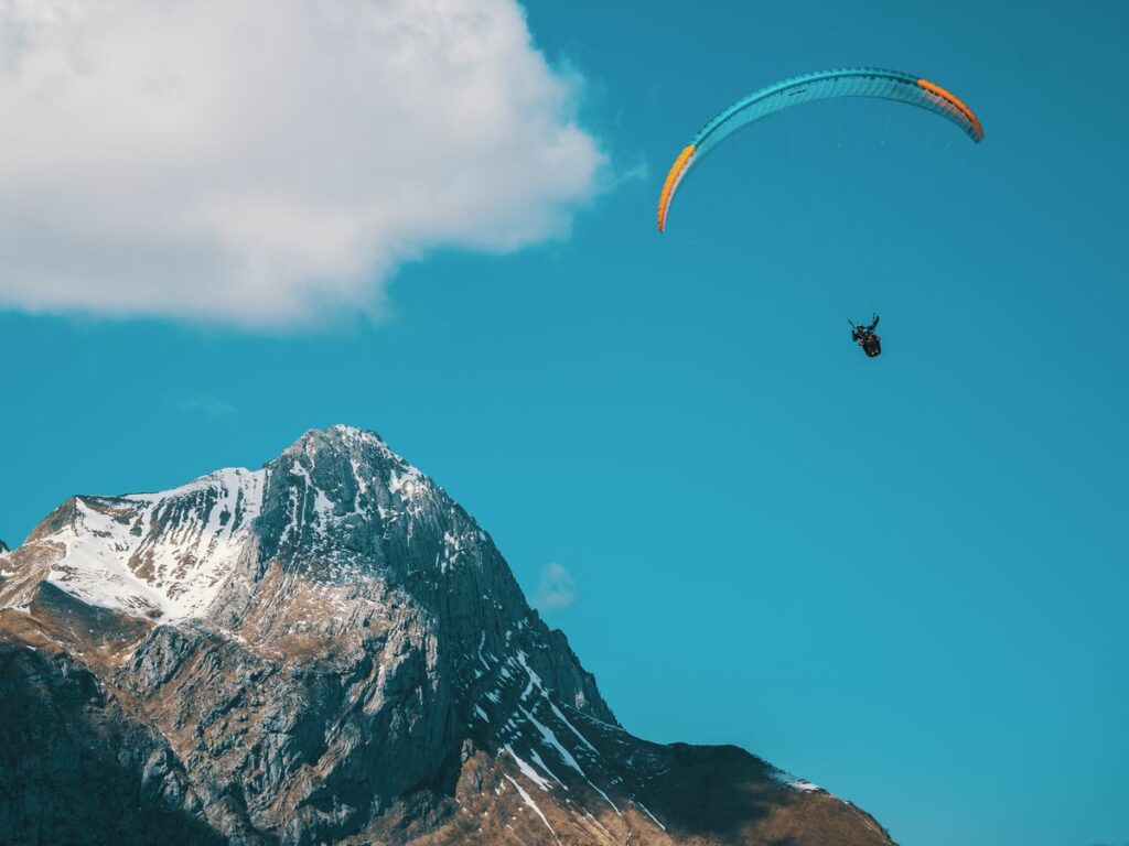 paragliding tandem flight french alps voucher