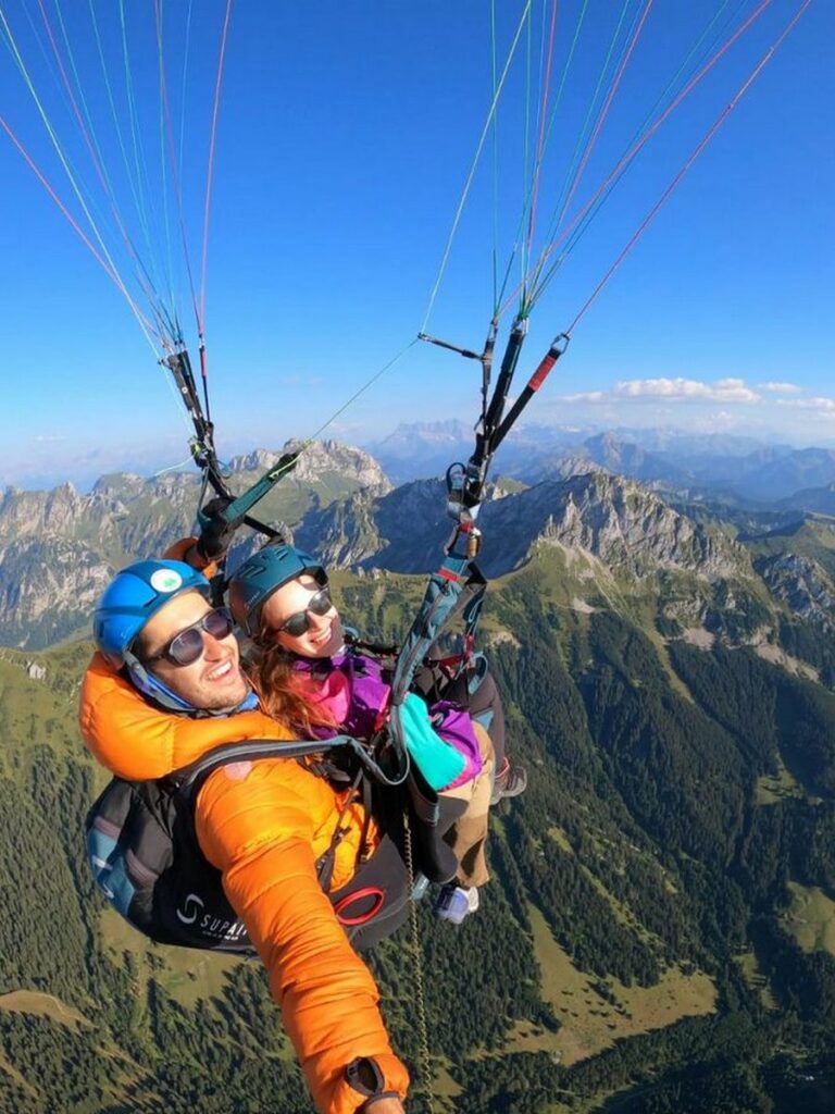 vol majestic parapente massif des bauges