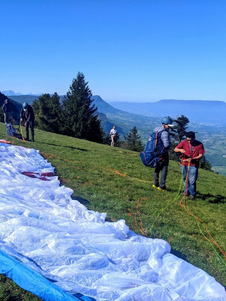 apprendre à voler en stage initiation parapente