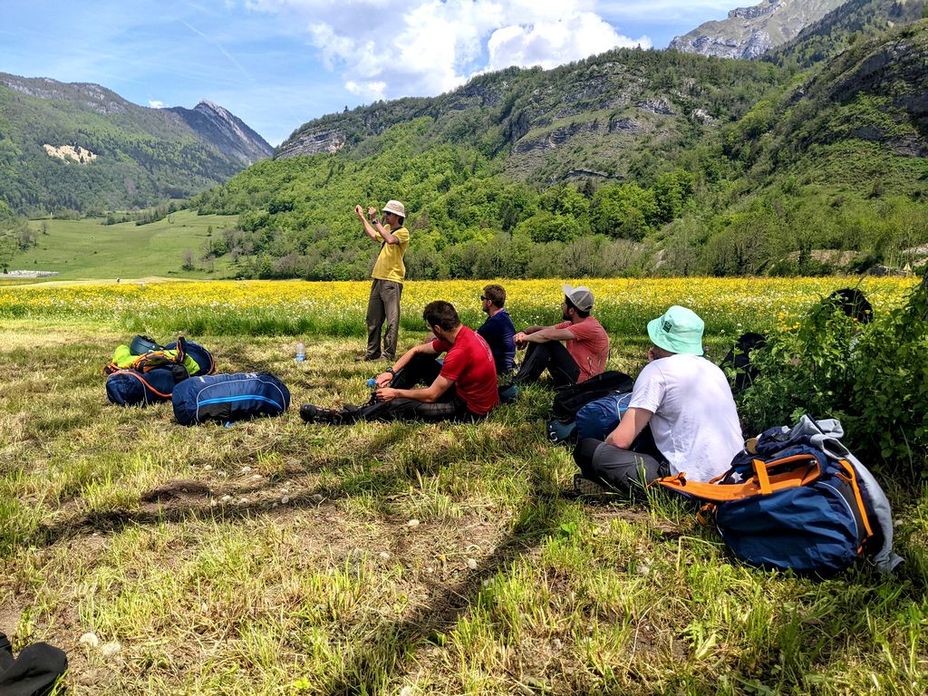 école de parapente Savoie massif des bauges