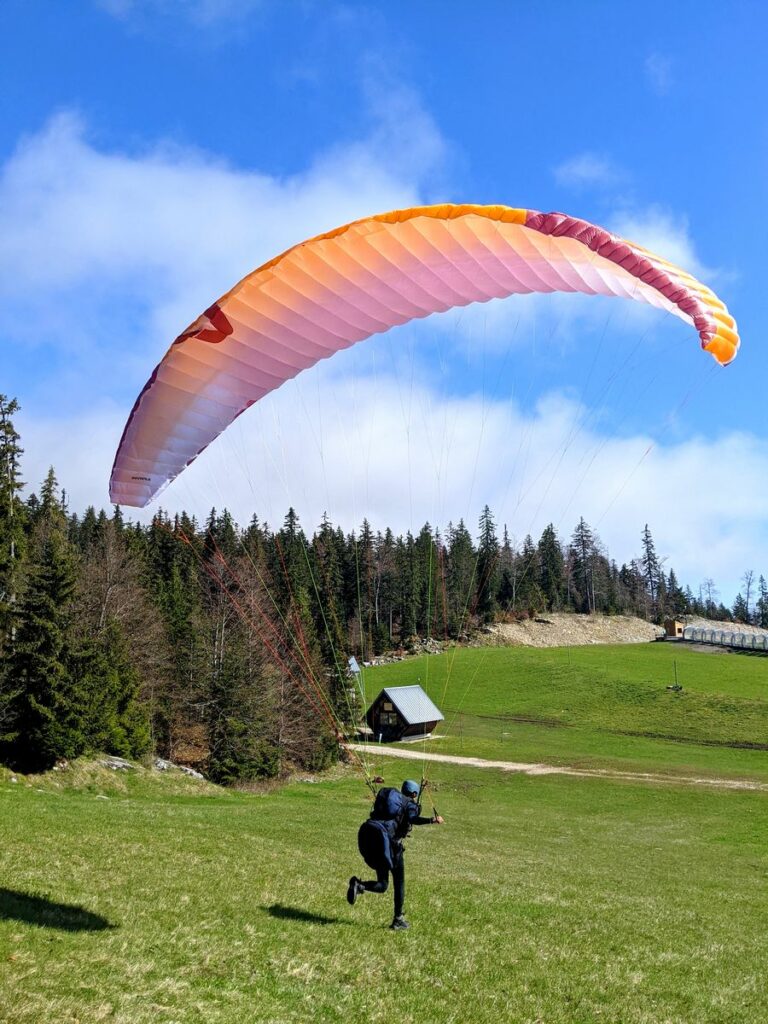 stage initiation parapente aix les bains