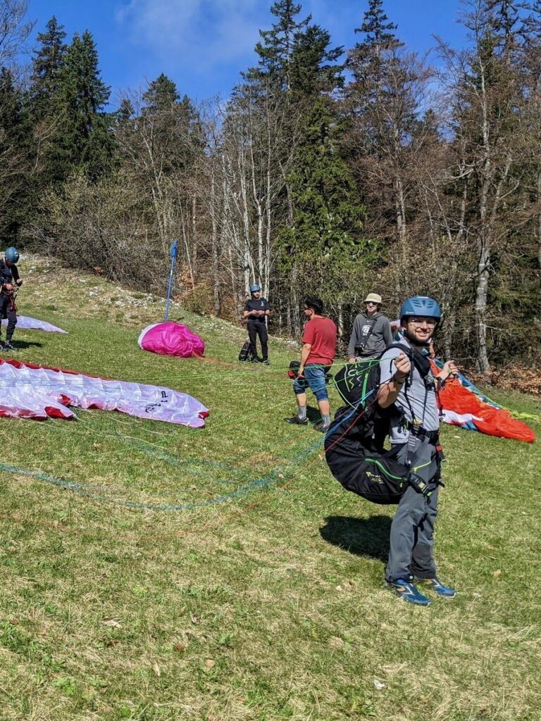 stage initiation parapente haute savoie