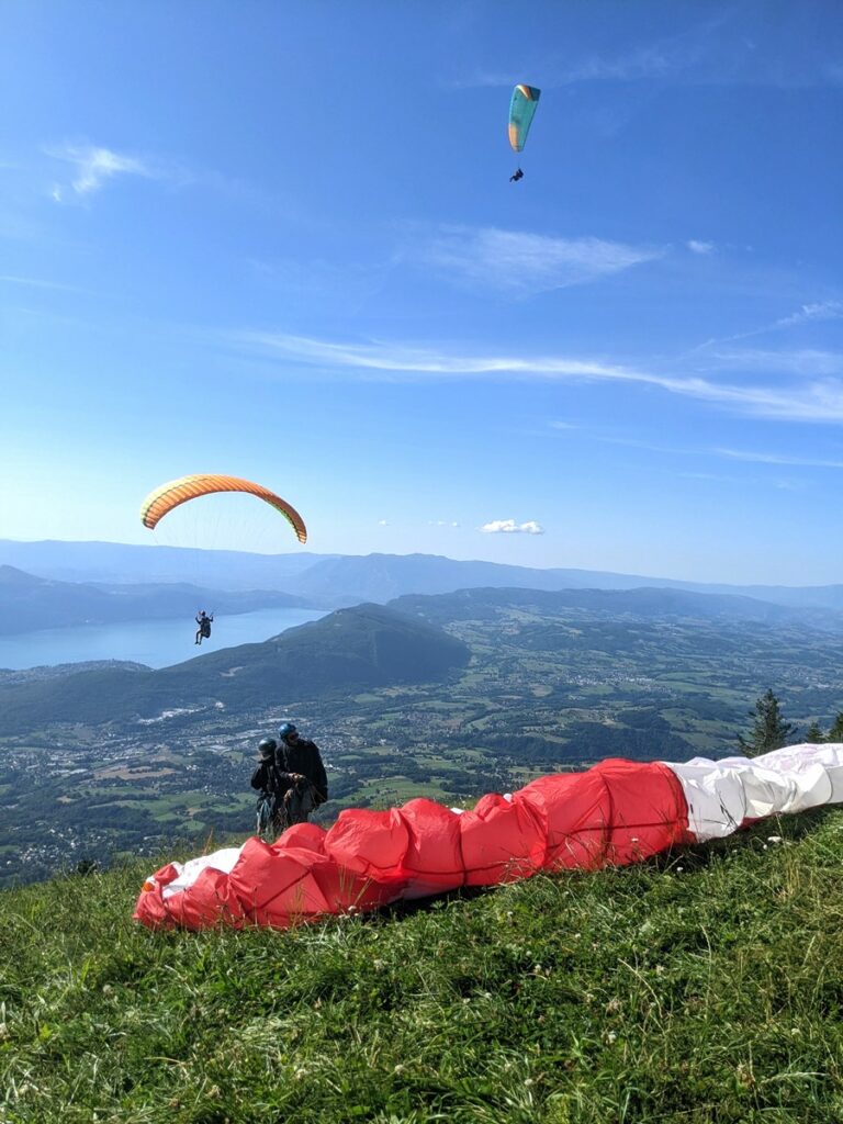 Saut en parapente proche de Lyon