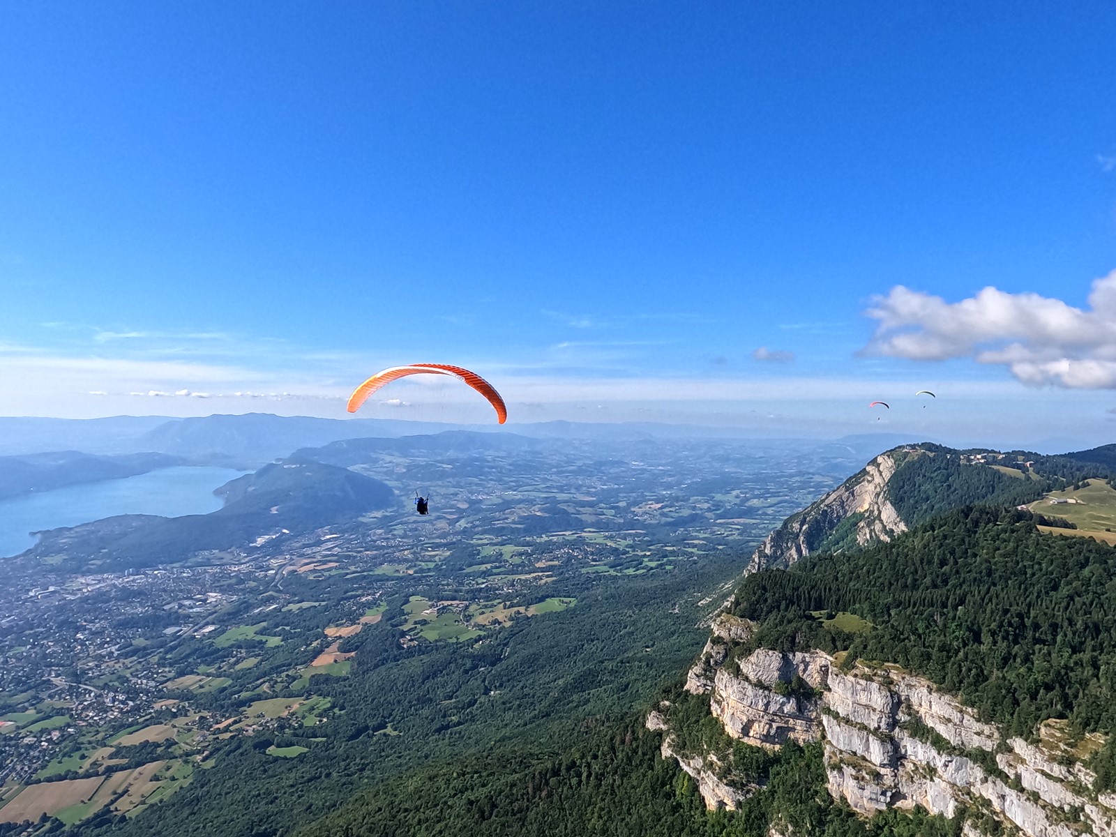 vol en parapente près de lyon rhone alpes