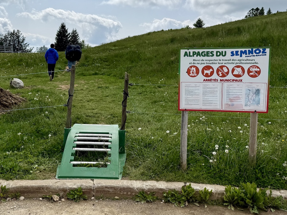 accès décollage parapente semnoz