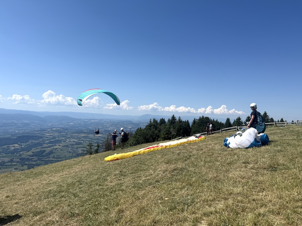 sortie de décollage parapente semnoz
