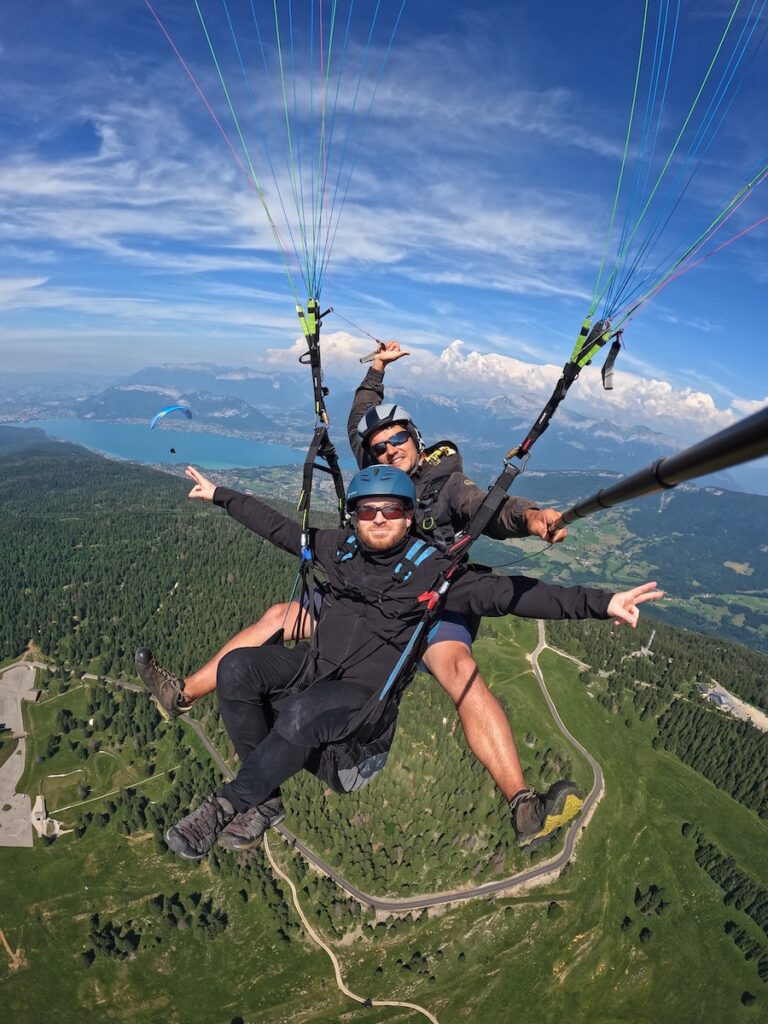 formation biplace parapente FFVL