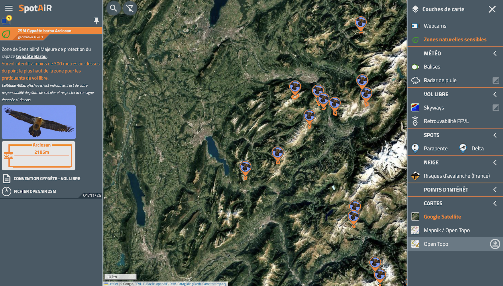 ZSM gypaète barbu Spotair