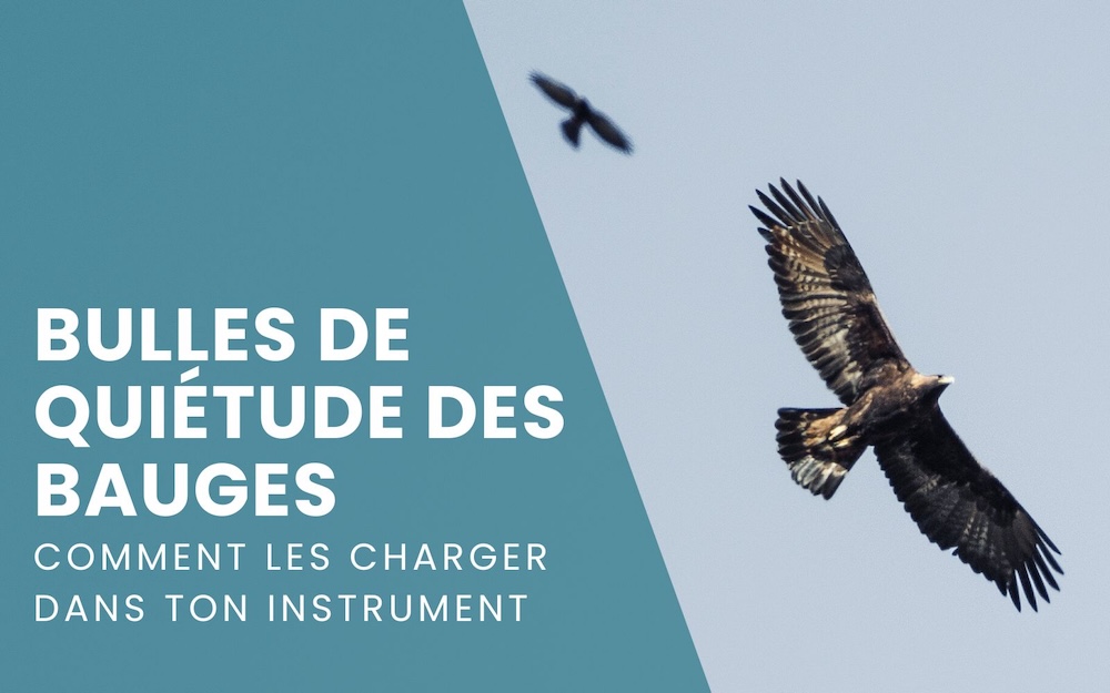 charger les bulles de quiétude des bauges dans son instrument de vol parapente