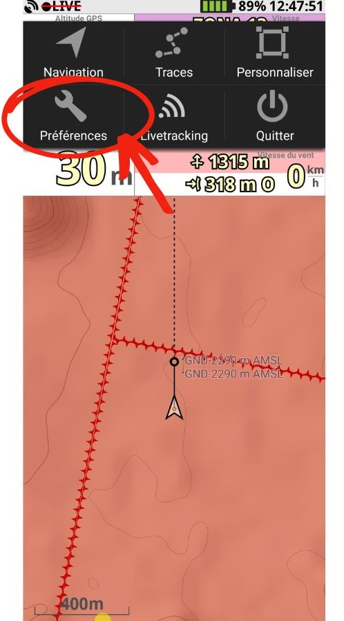 insérer bulles de quiétude bauges xctrack