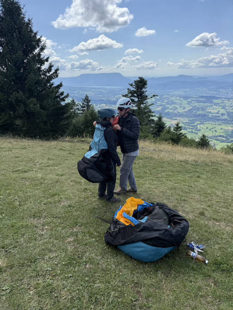 Formation biplace parapente QBI FFVL