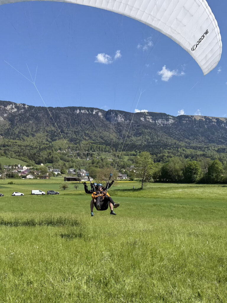 Formation parapente biplace FFVL