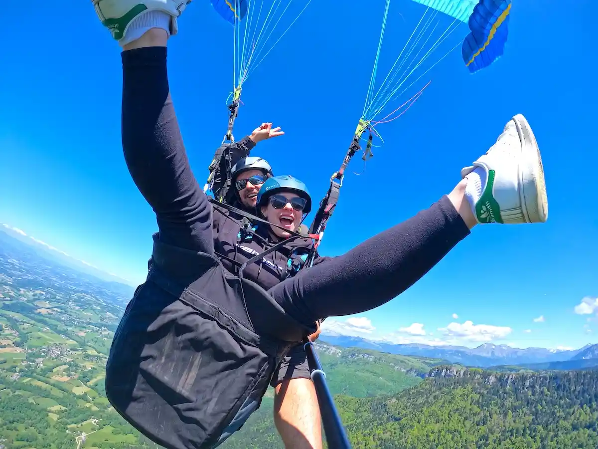 Vol sensation parapente à Aix-les-bains