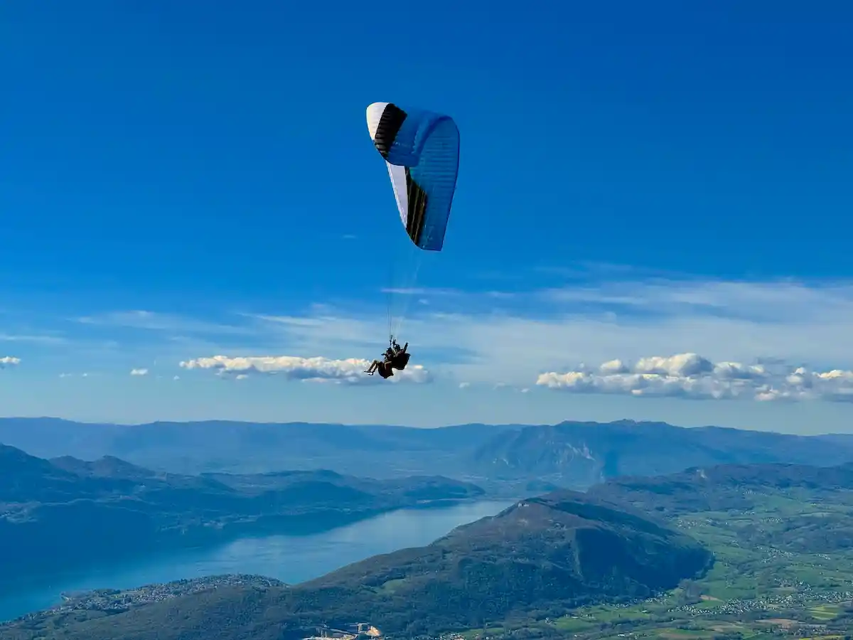 baptême parapente biplace aix les bains