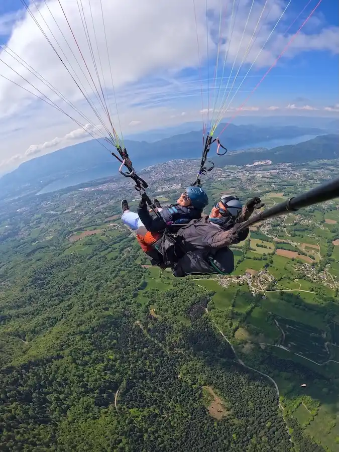 biplace parapente belvédère du Revard