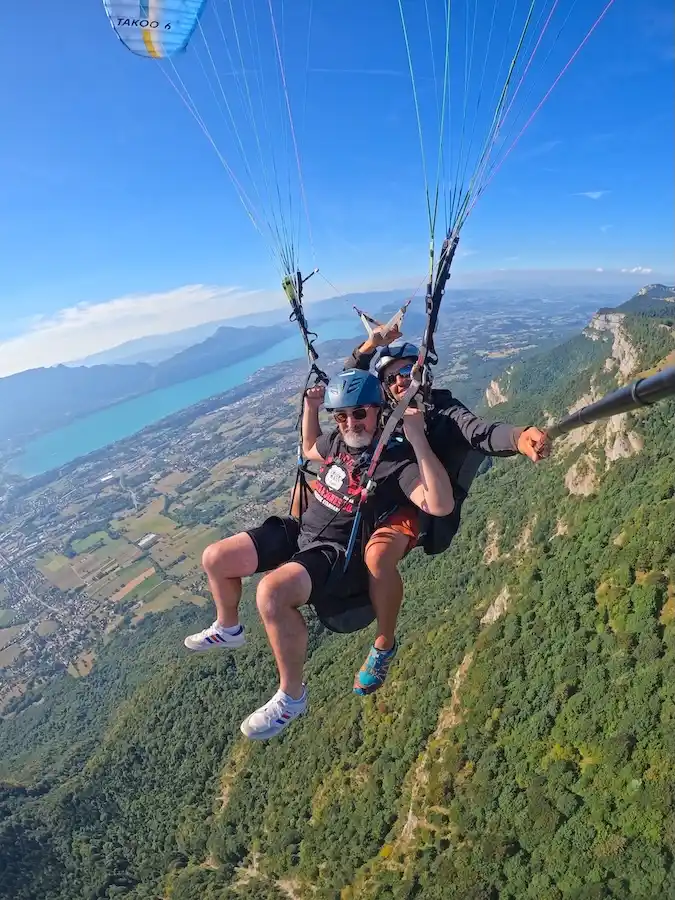 biplace parapente belvédère du revard