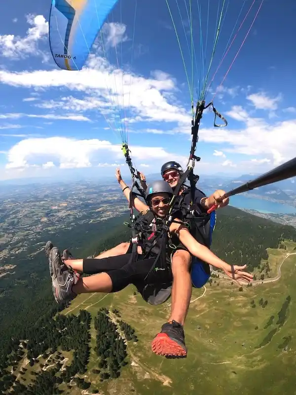 école de parapente au semnoz proche d’annecy