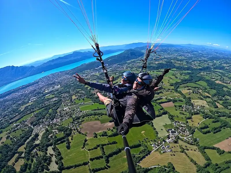 école de parapente en savoie et haute savoie à aix les bains
