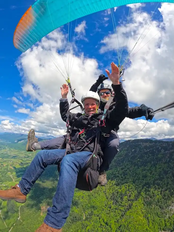saut parapente aix les bains le revard