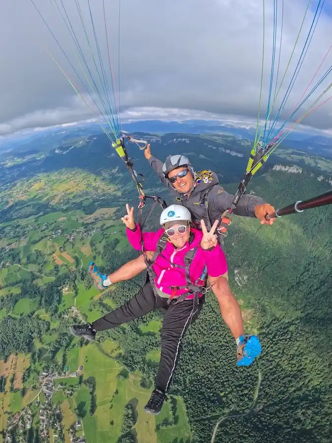 suat parapente sensation aix les bans le revard