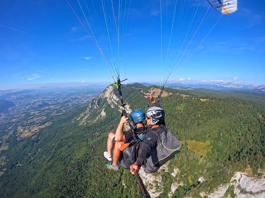 tandem parapente biplace revard