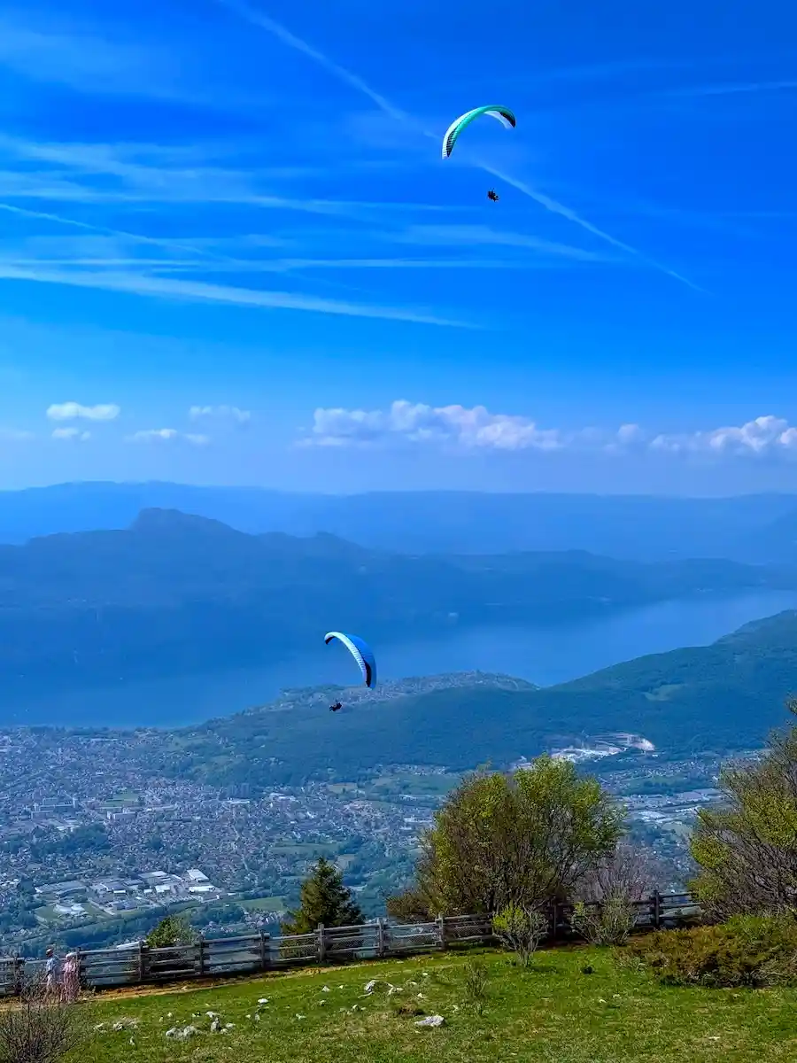 vol en parapente biplace au Belvédère du Revard
