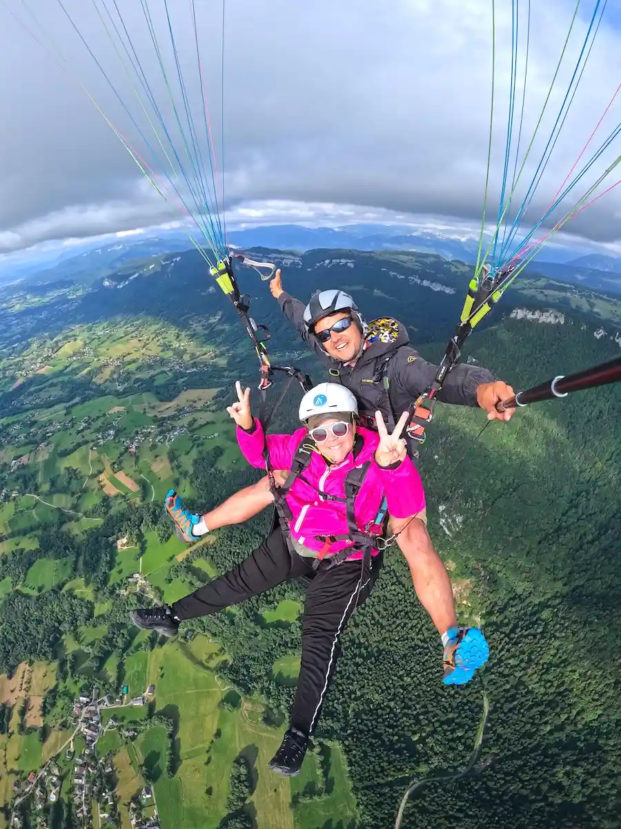vol parapente Aix-les-Bains