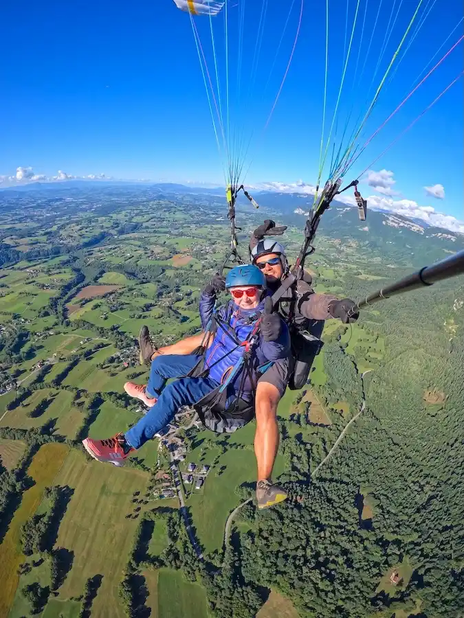 vol prestige parapente au revard