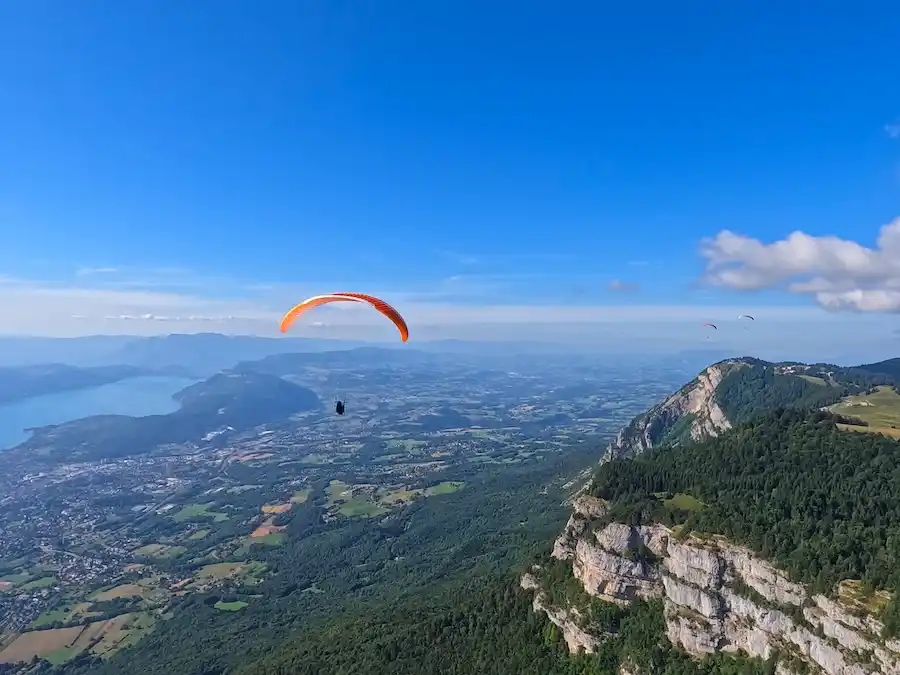 vol sensation parapente revard