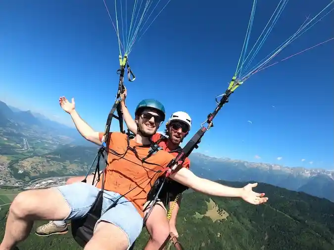 baptême parapente chamoux combe de savoie
