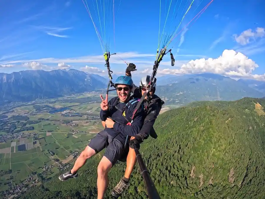 saut en parapente montmélian chamoux