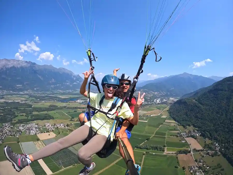 tandem parapente combe de savoie chamoux sur gelon