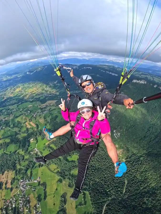 vol parapente Chambéry au-dessus de vérel